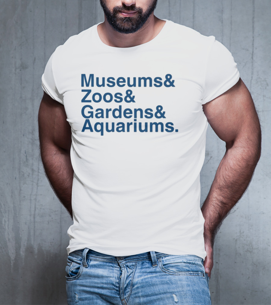 Museums And Zoos And Gardens And Aquariums Team Encurate T-Shirt