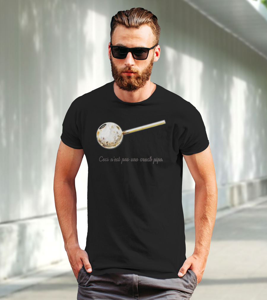Ceci N'est Pas Une Crack Pipe Rene Magritte Reference T-Shirt