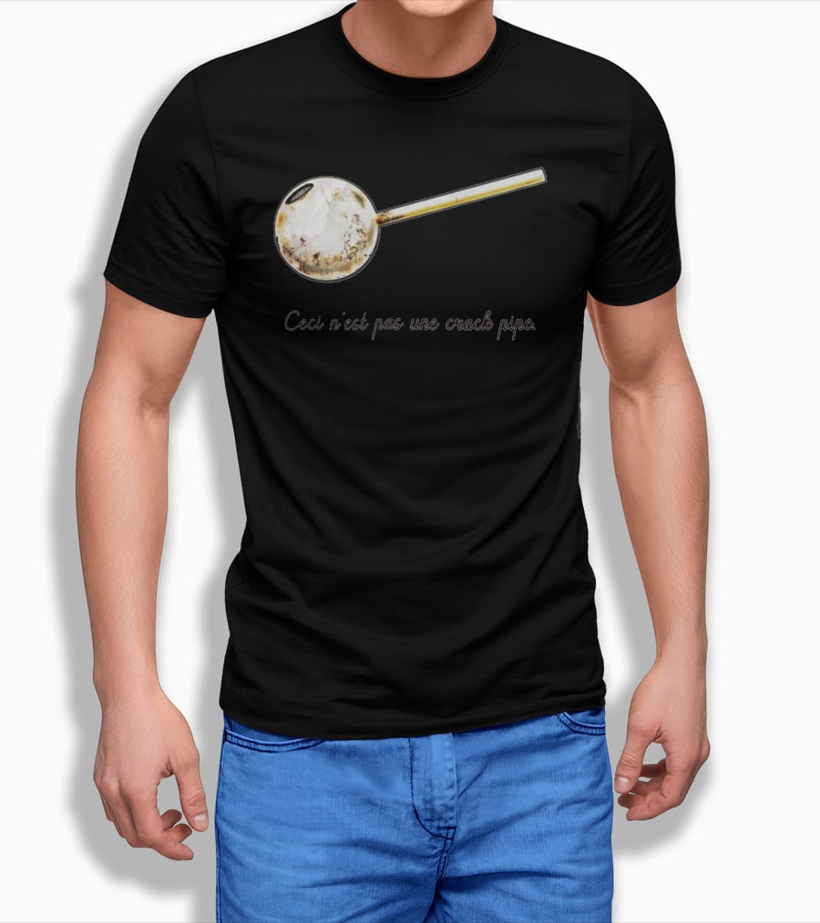 Ceci N'est Pas Une Crack Pipe Rene Magritte Reference T-Shirt