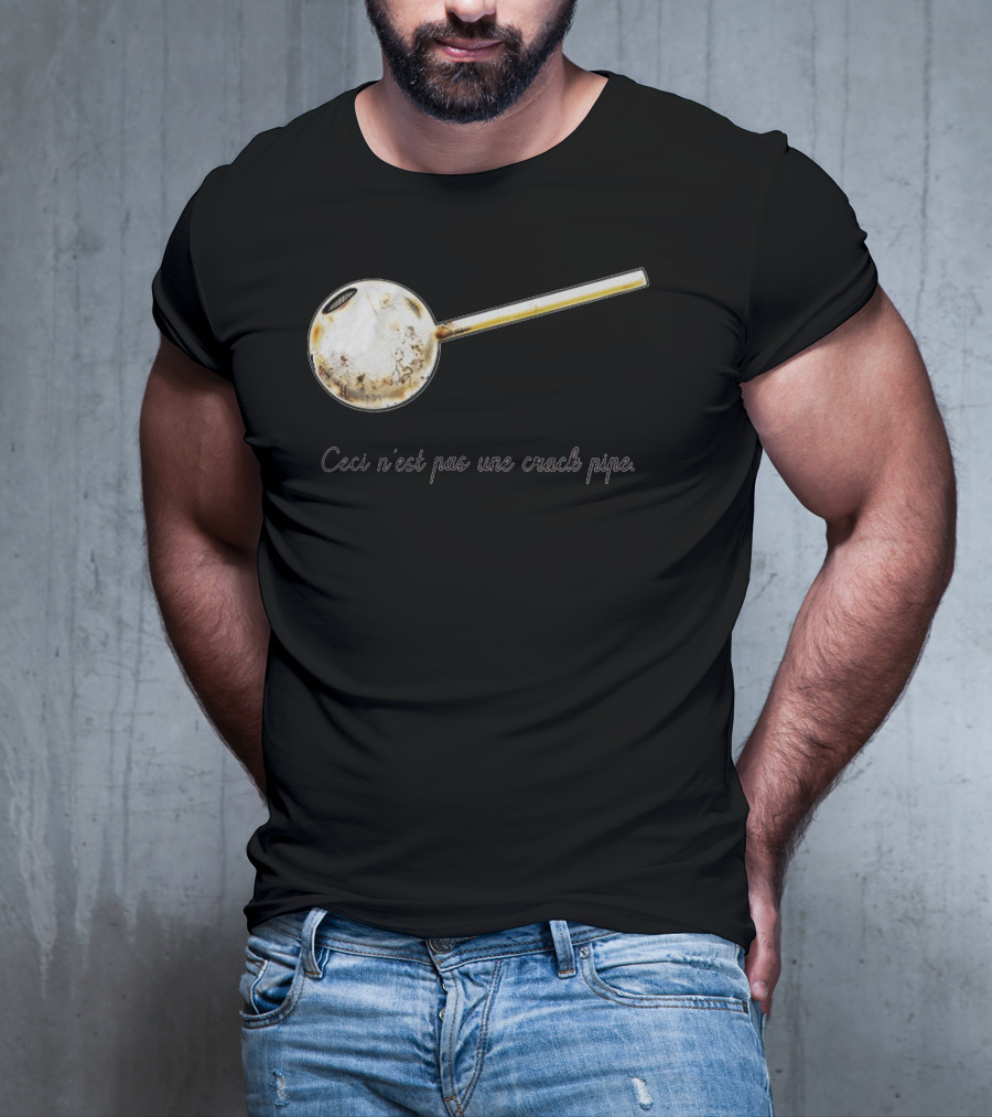Ceci N'est Pas Une Crack Pipe Rene Magritte Reference T-Shirt