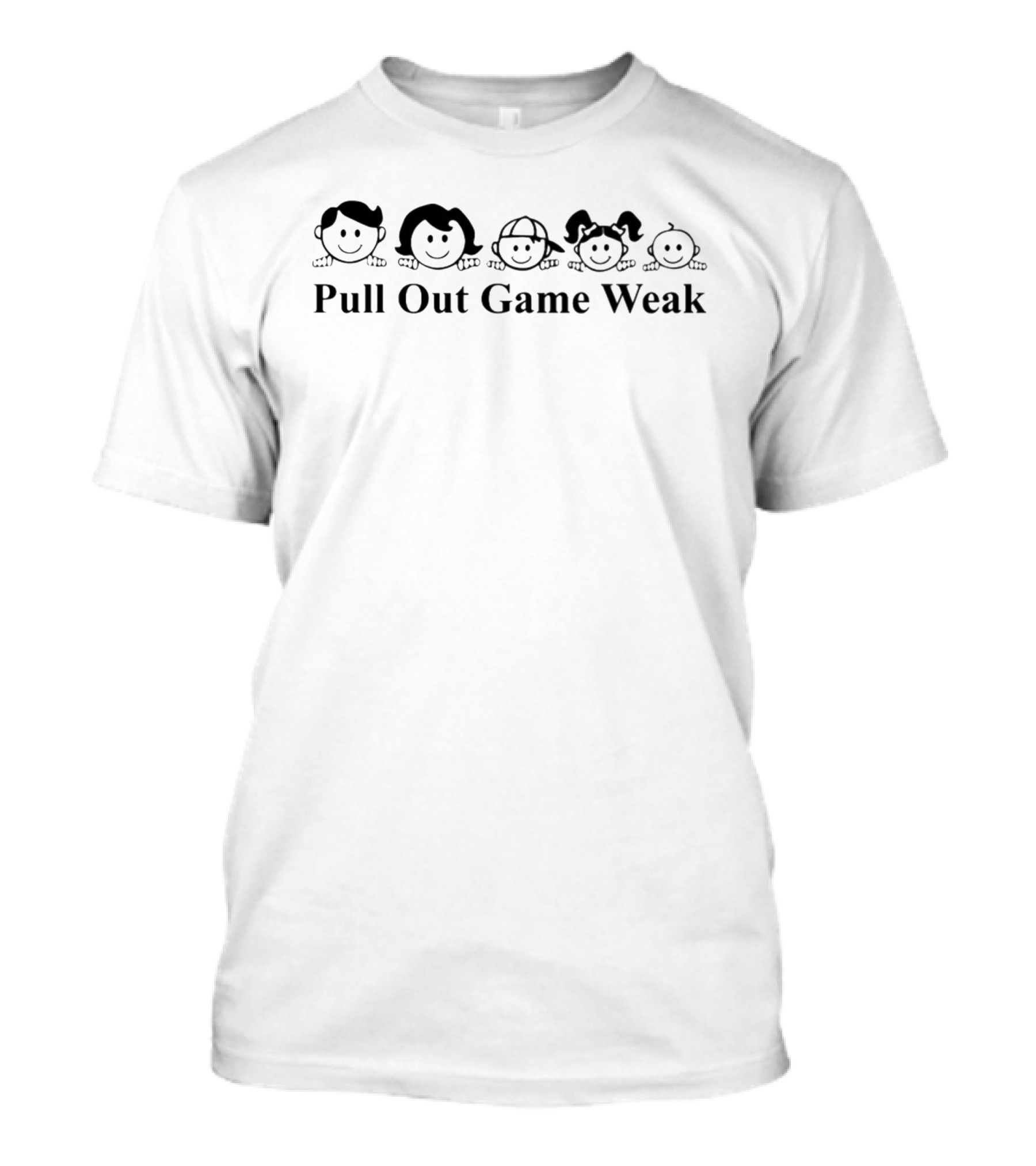 Pull Out Game Weak Family Icon Set T-Shirt