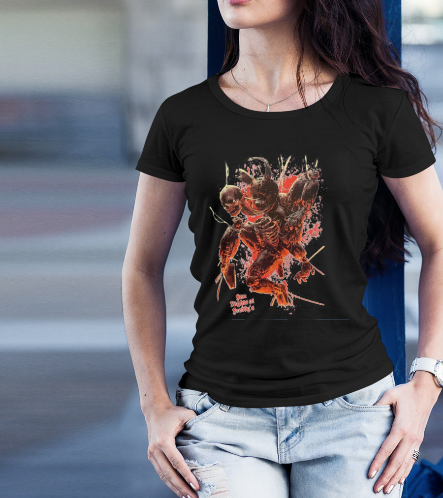 Five Nights At Freddy's Creepy Skeleton Characters T-Shirt