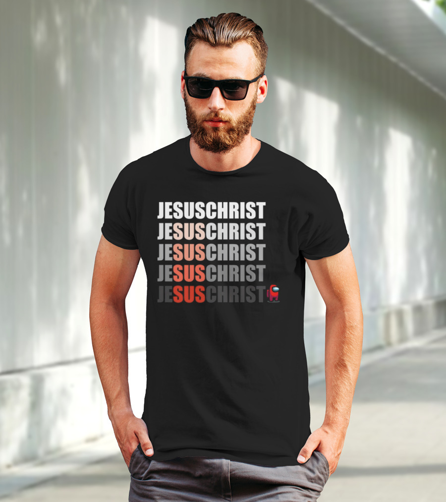 Jesus Christ Sus Among Us Meme T-Shirt