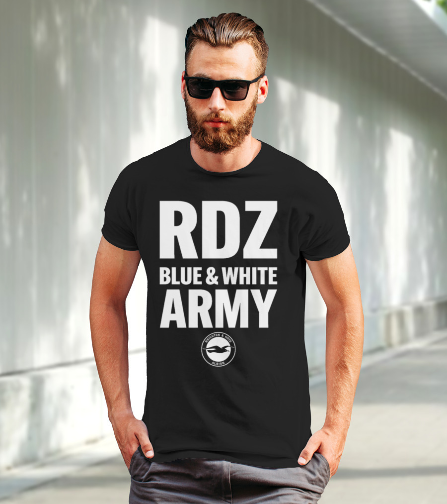 RDZ Blue And White Army Brighton And Hove Albion T-Shirt