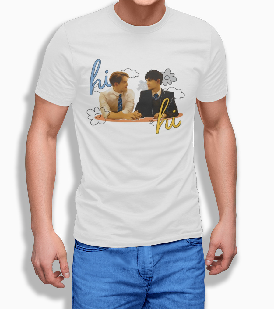 Hi Hi Heartstopper Duo Boyfriend Nick And Charlie T-Shirt