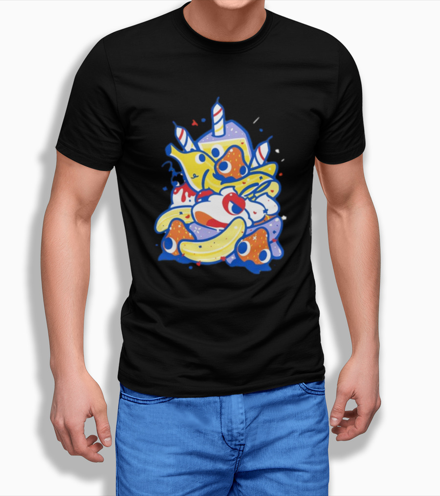 The Yetee Treat Yourself Whimsical Kawaii Birthday Dessert T-Shirt