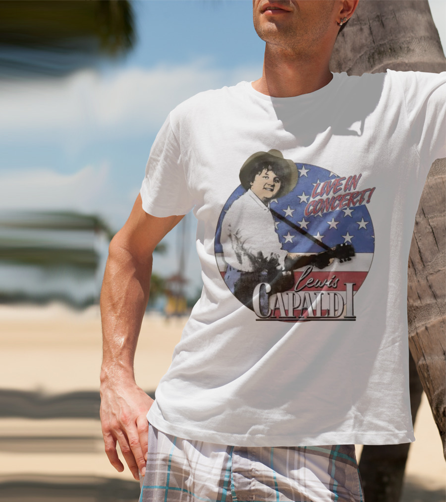 America's Sweetheart Returns Lewis Capaldi Live In Concert Tour T-Shirt