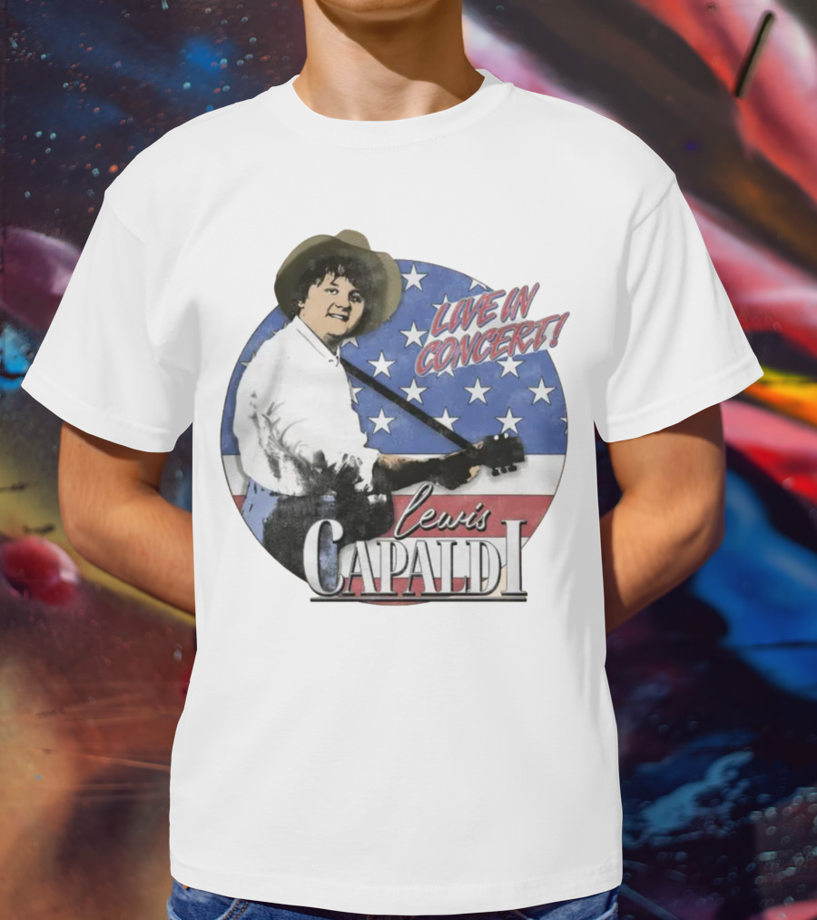 America's Sweetheart Returns Lewis Capaldi Live In Concert Tour T-Shirt