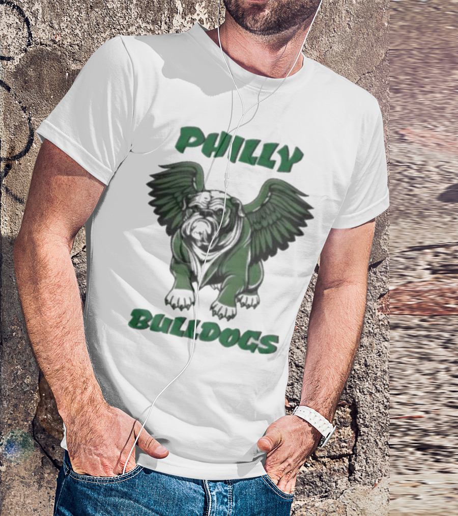 Philly Bulldogs Georgia Bird Dawgs Philadelphia Eagles Bulldogs T-Shirt