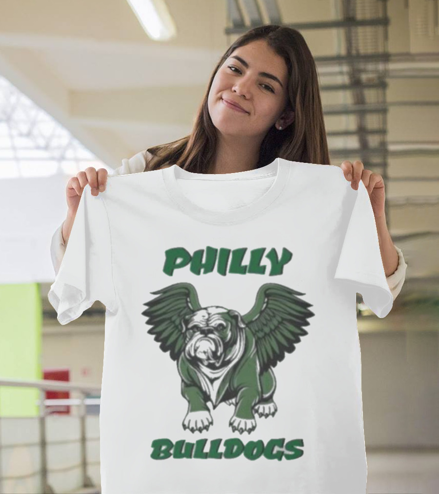 Philly Bulldogs Georgia Bird Dawgs Philadelphia Eagles Bulldogs T-Shirt