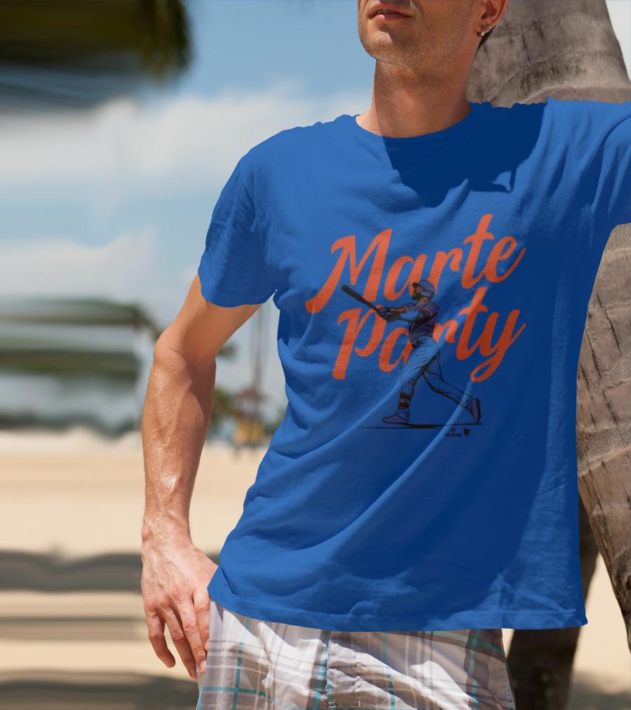 Marte Party New York Baseball Starling Marte T-Shirt