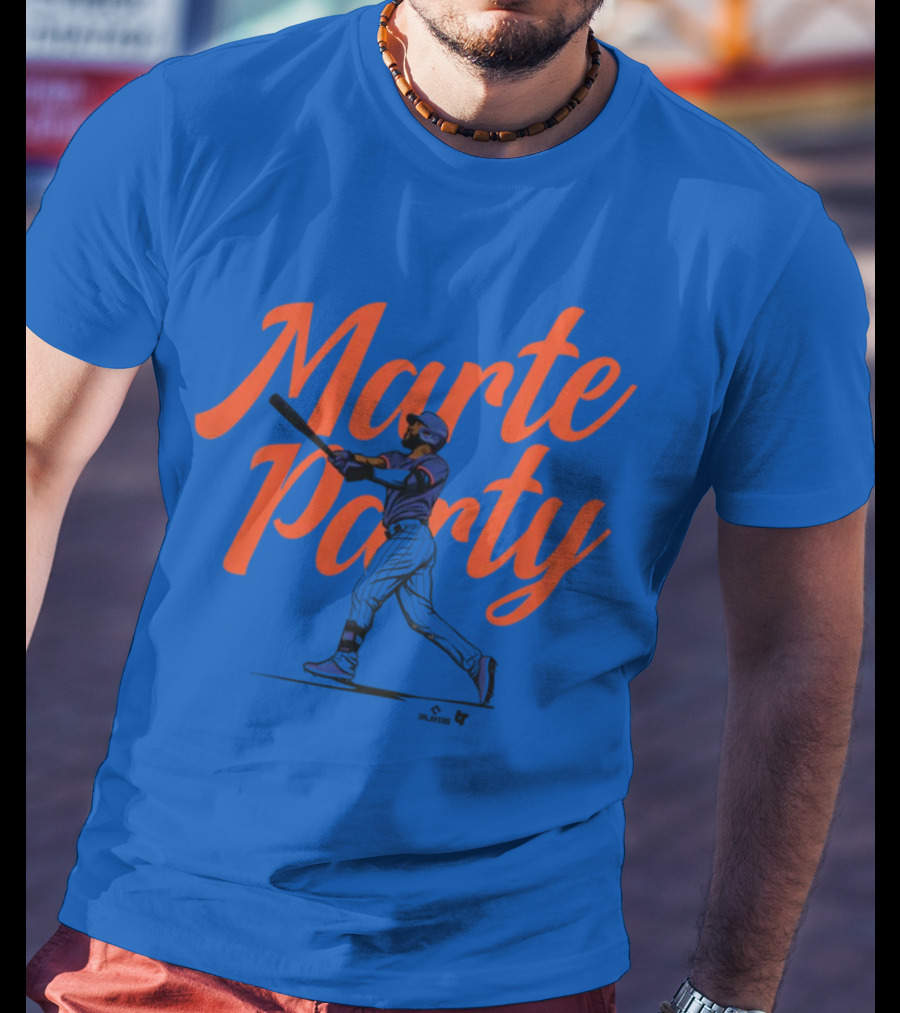 Marte Party New York Baseball Starling Marte T-Shirt