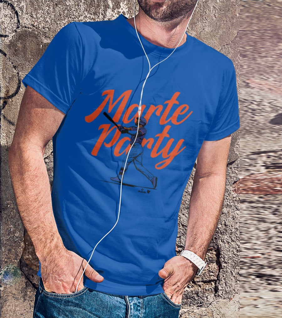 Marte Party New York Baseball Starling Marte T-Shirt