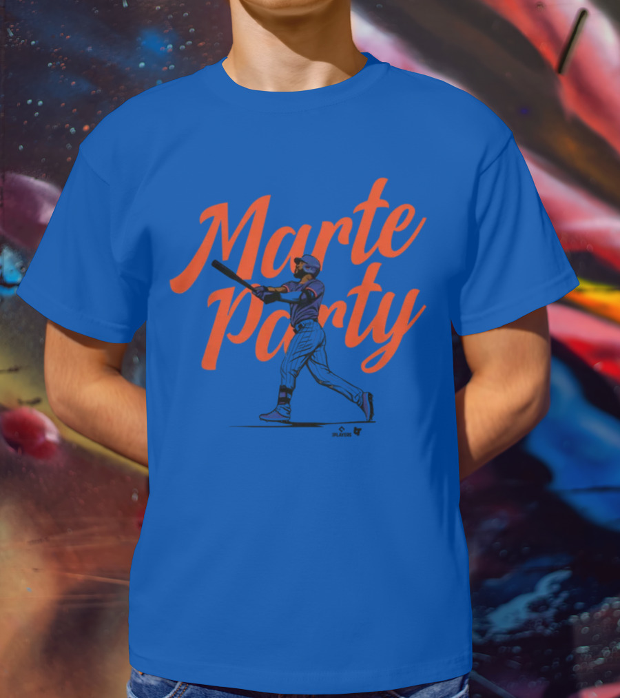Marte Party New York Baseball Starling Marte T-Shirt