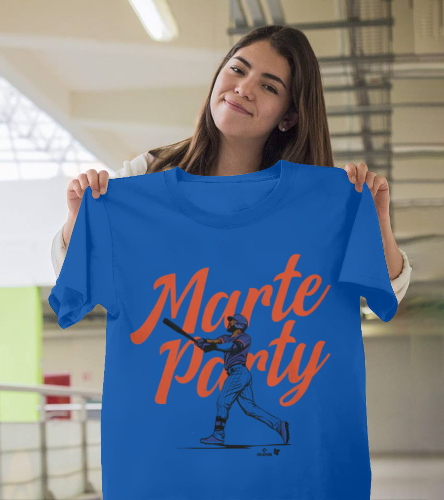 Marte Party New York Baseball Starling Marte T-Shirt