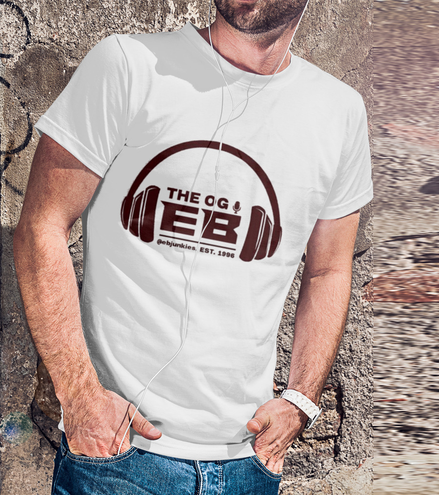 The Og EB Headphones @ebjunkies Est 1996 T-Shirt