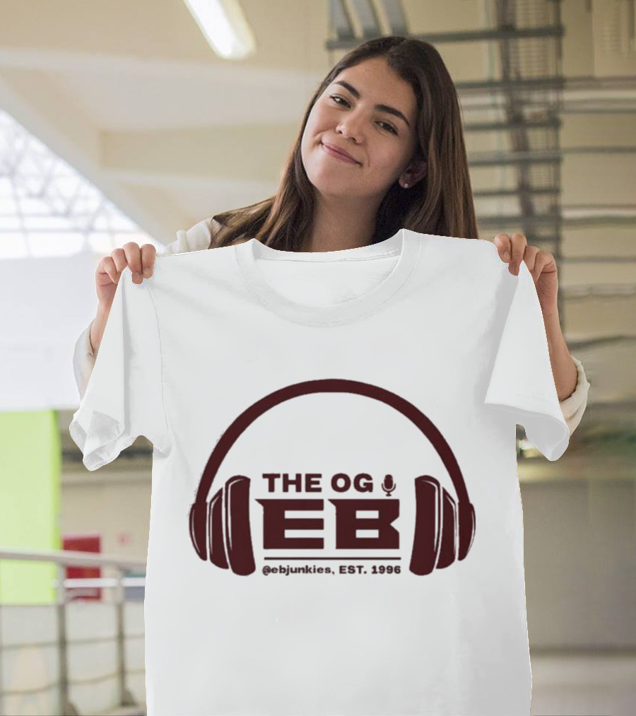 The Og EB Headphones @ebjunkies Est 1996 T-Shirt