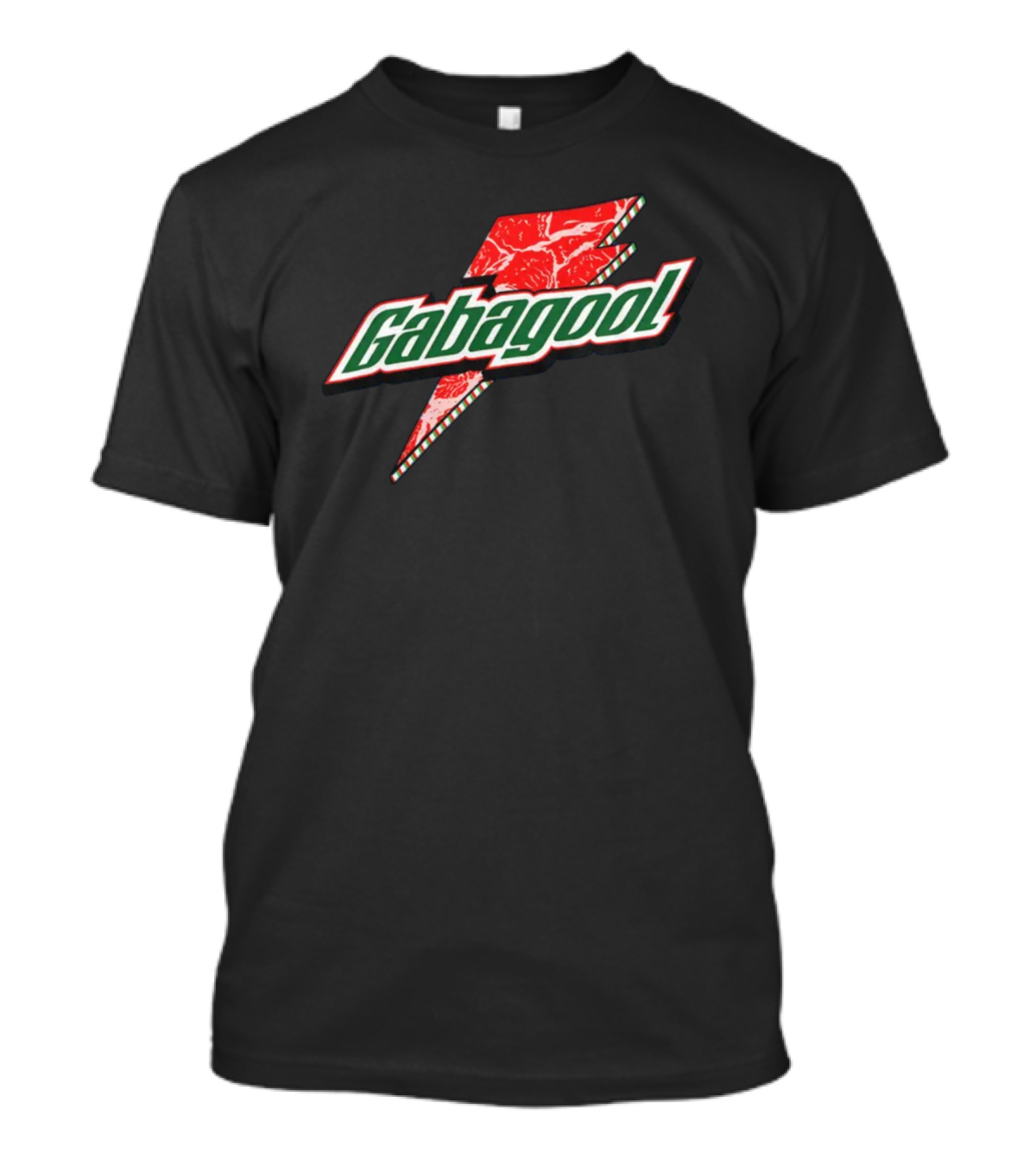 Gabagool Lightning Bolt Meat T-Shirt
