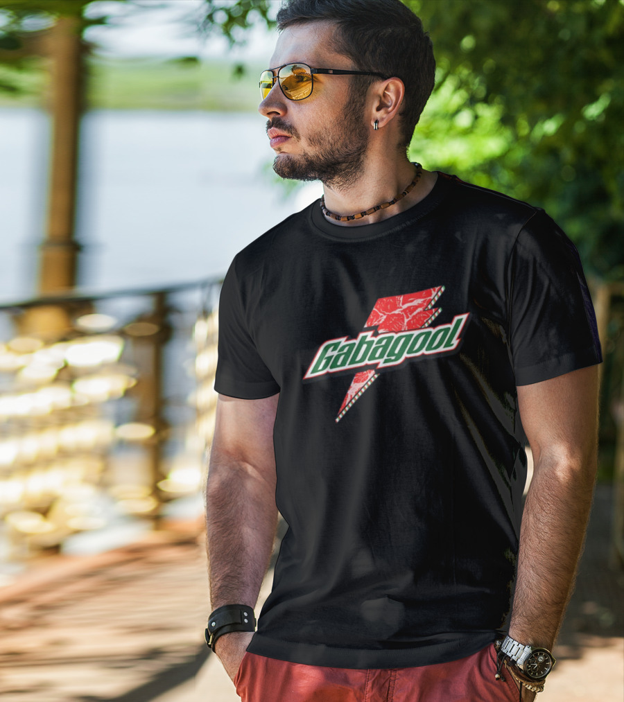 Gabagool Lightning Bolt Meat T-Shirt