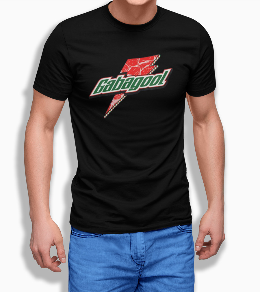 Gabagool Lightning Bolt Meat T-Shirt