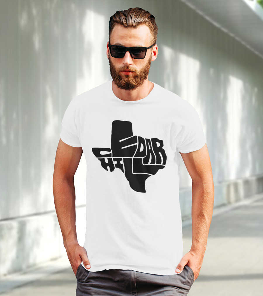 Cedar Hill Texas Map T-Shirt