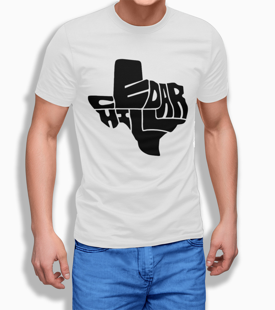Cedar Hill Texas Map T-Shirt