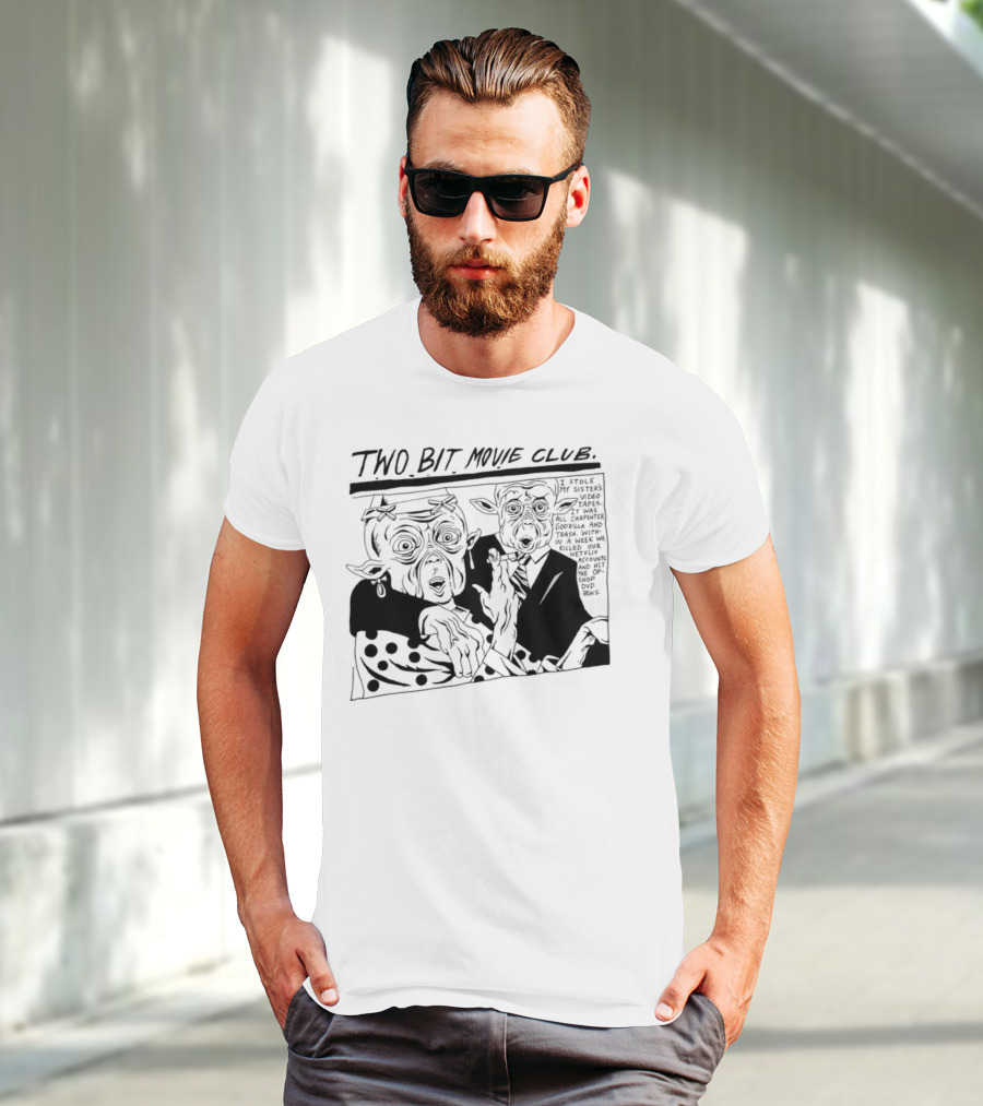 Humanitix Two Bit Movie Club Mac And Me New Farm Cinemas Comic Scene T-Shirt