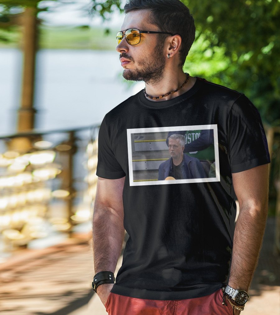 Boston Celtics Basketball Game Jeremy Tache Bill Simmons Sad Photo Meme T-Shirt