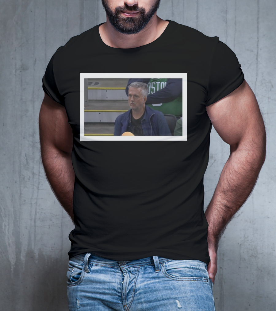 Boston Celtics Basketball Game Jeremy Tache Bill Simmons Sad Photo Meme T-Shirt