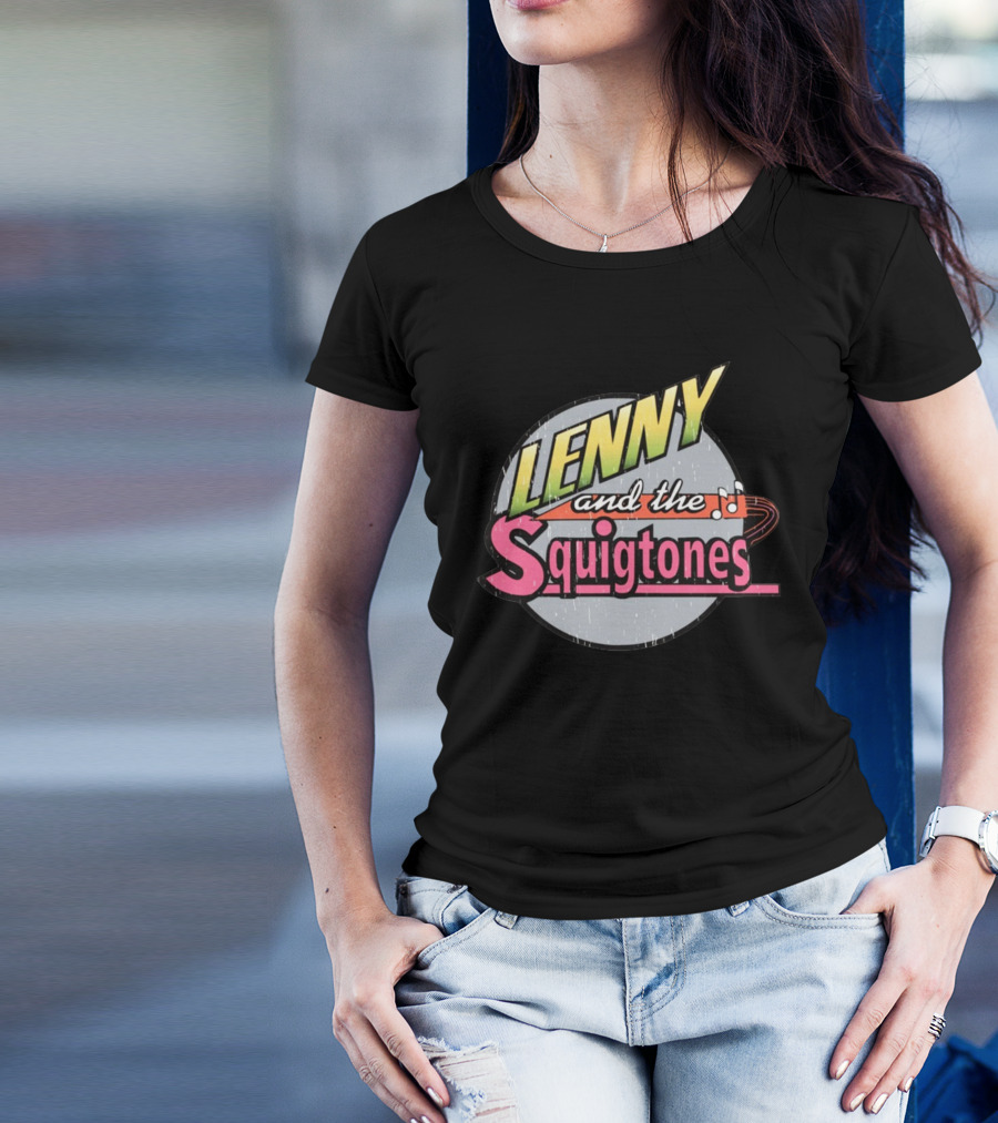 Lenny And The Squigtones Vintage Retro Band T-Shirt