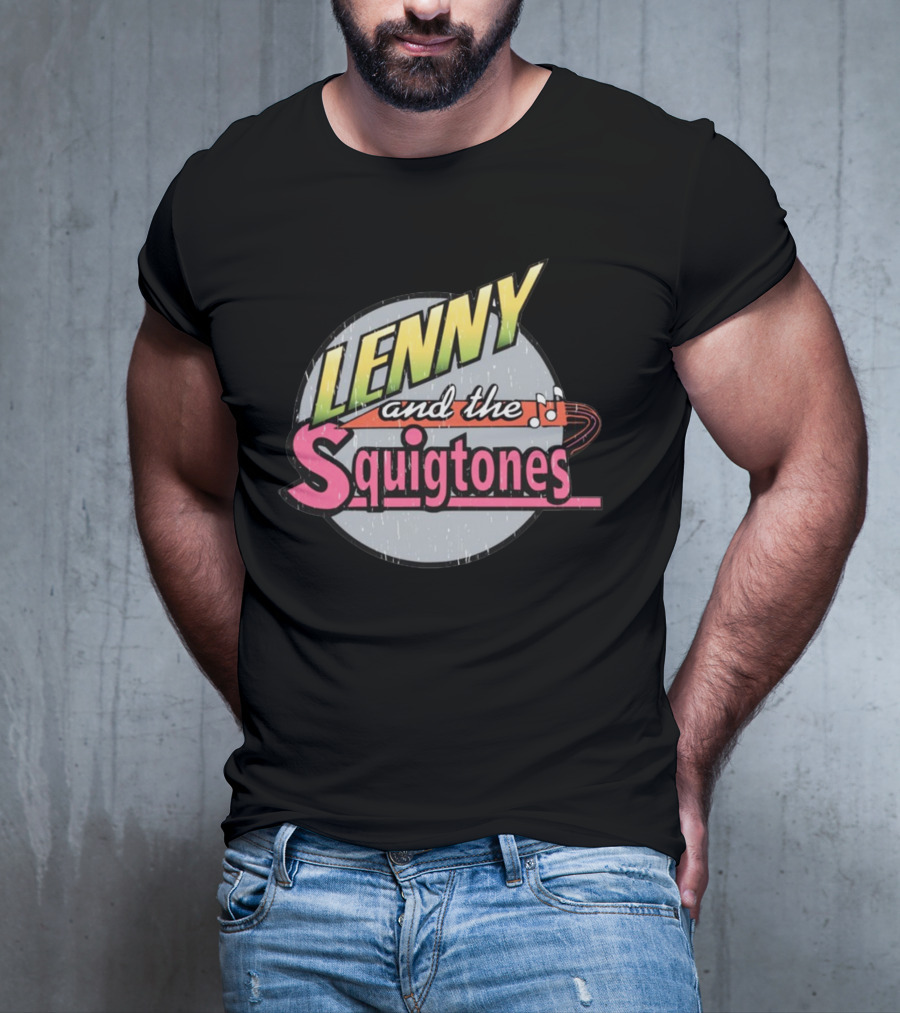 Lenny And The Squigtones Vintage Retro Band T-Shirt