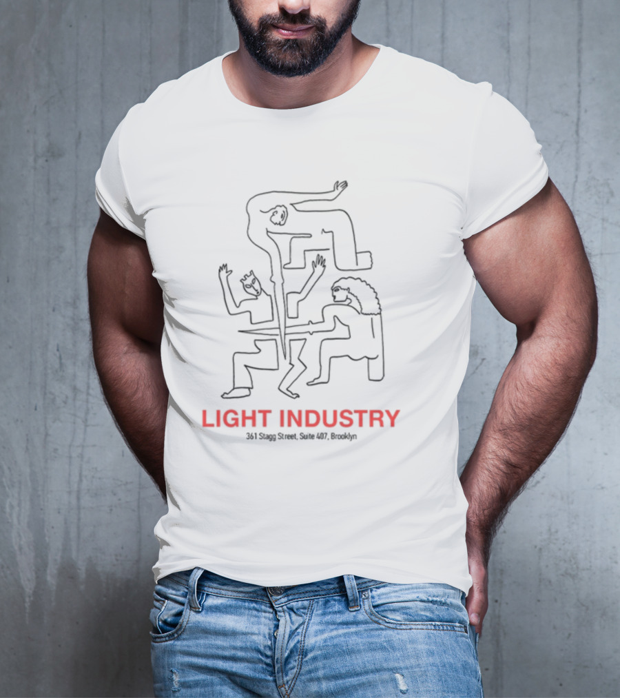 Light Industry 361 Stagg Street Suite 407 Brooklyn Line T-Shirt
