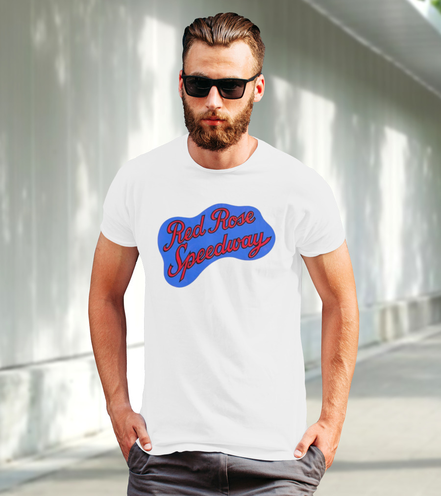 Red Rose Speedway Vintage Blue Emblem T-Shirt