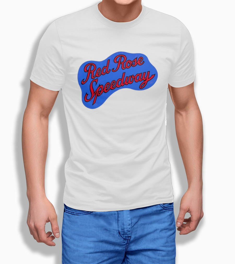 Red Rose Speedway Vintage Blue Emblem T-Shirt