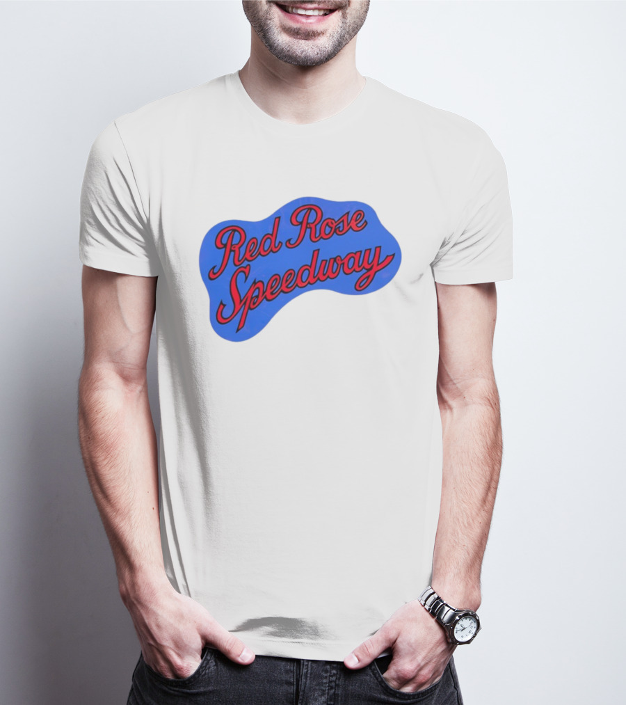 Red Rose Speedway Vintage Blue Emblem T-Shirt