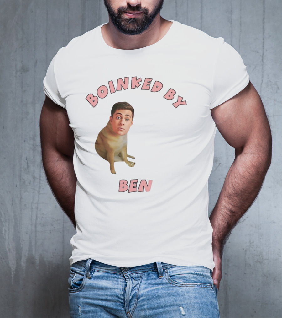 Boinked By Ben Dog Face Collage T-Shirt