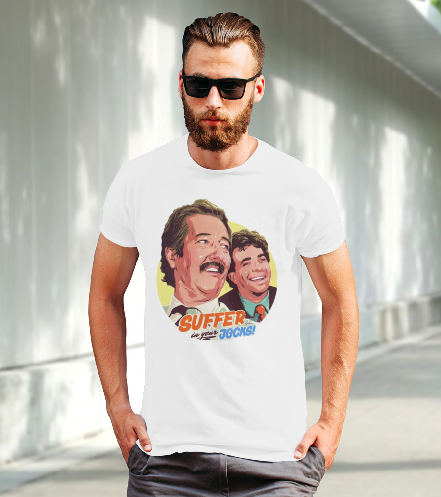 Suffer In Your Jocks Retro Comedy T-Shirt