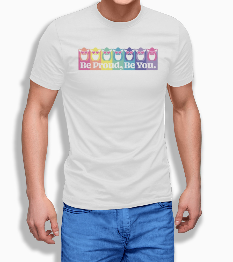 Be Proud Be You Rainbow Heart Owls T-Shirt