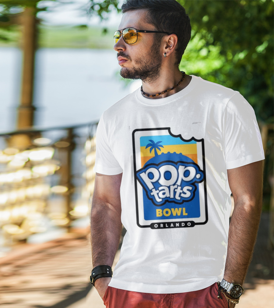 Pop Tarts Bowl Orlando Florida Palm Sunset T-Shirt