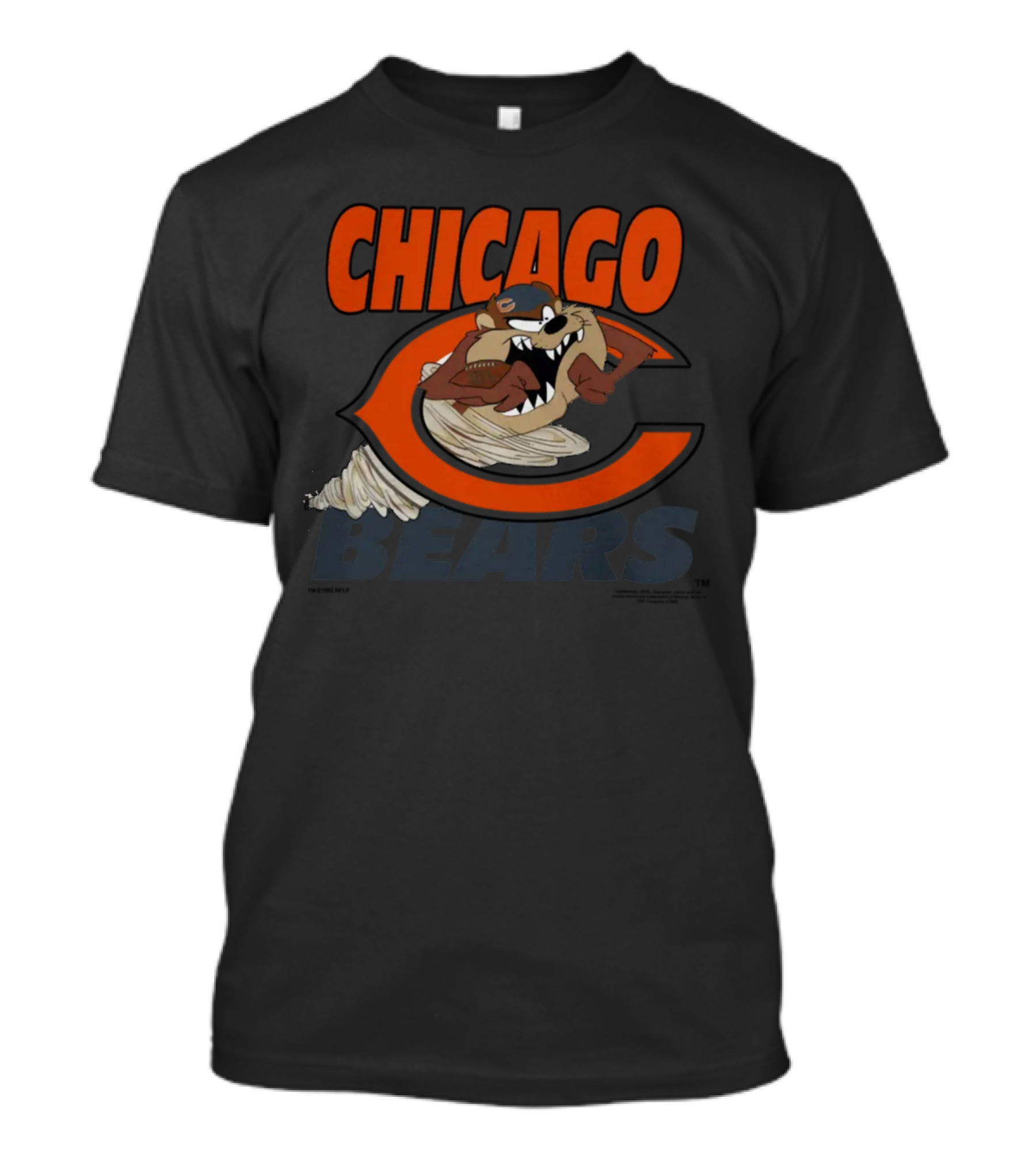 Chicago Bears Tazmanian Taz Devil Crossover T-Shirt