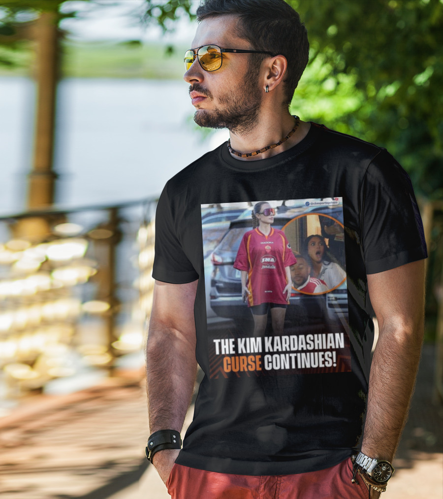 The Kim Kardashian Curse Continues Sports Reaction Scene T-Shirt