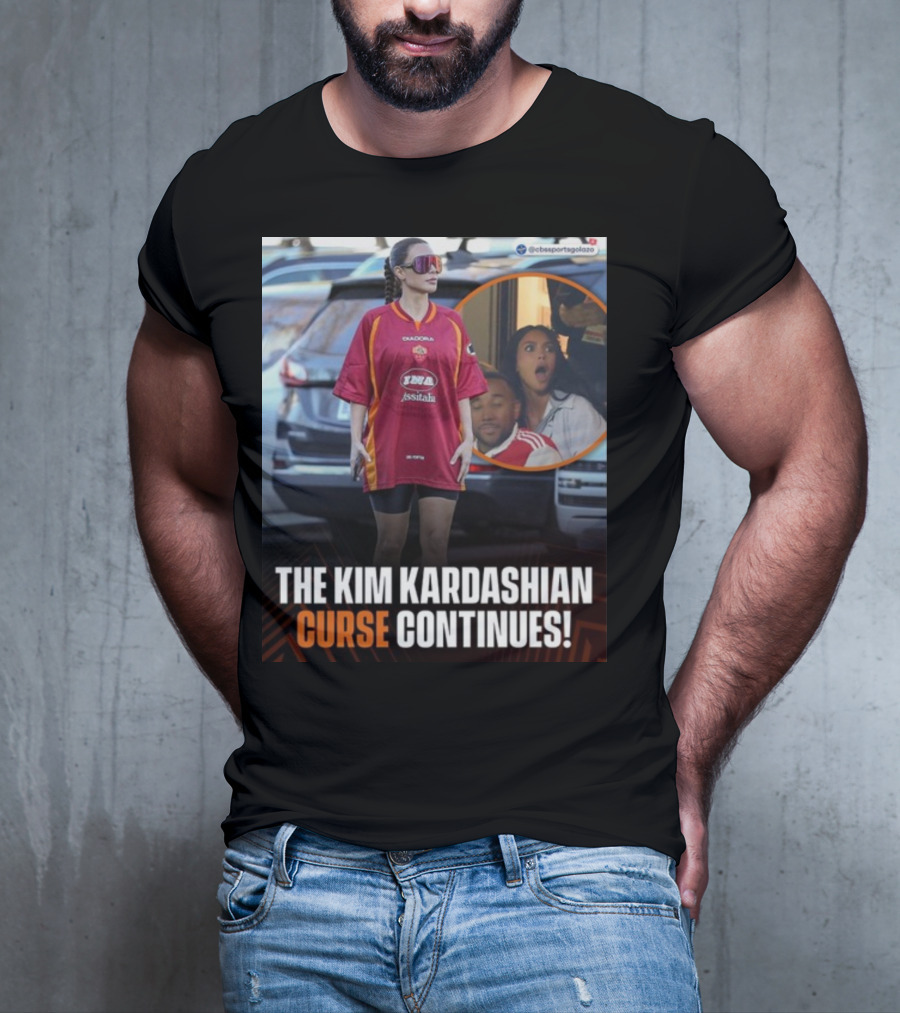 The Kim Kardashian Curse Continues Sports Reaction Scene T-Shirt