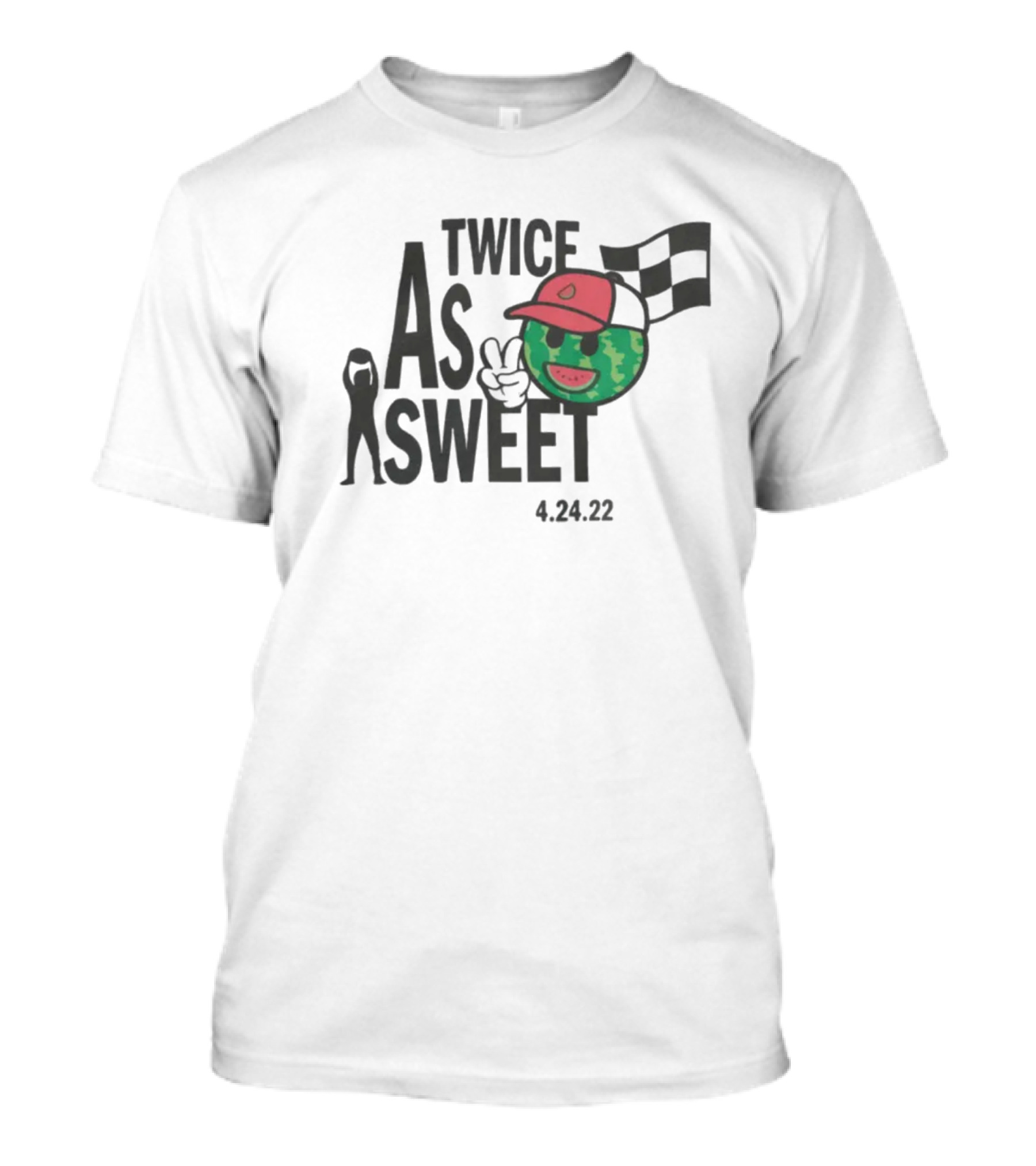Melon Man Brand Store Ross Chastain Twice As Sweet 4.24.22 Racing Victory T-Shirt