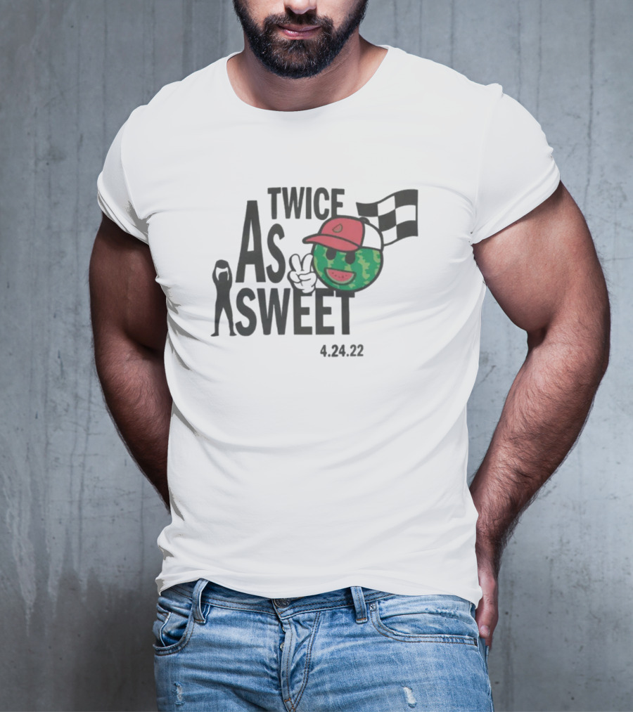 Melon Man Brand Store Ross Chastain Twice As Sweet 4.24.22 Racing Victory T-Shirt