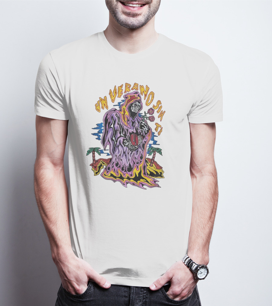 Warren Lotas Bad Bunny Un Verano Sin Ti Grim Reaper T-Shirt
