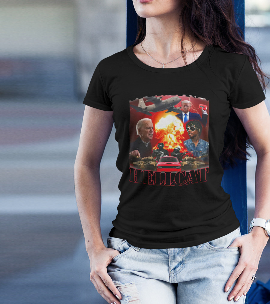 Operation Hellcat Chief Keef Explosive Imagery With Leaders And Military Elements T-Shirt