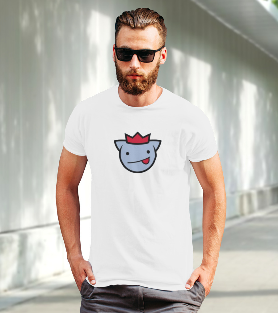 Agro Skeppy Collaboration Red Crown Blue Face T-Shirt