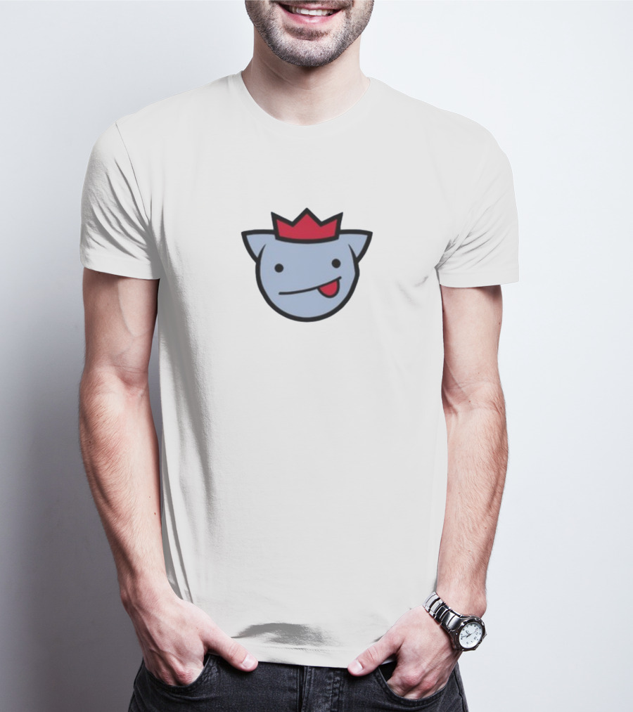 Agro Skeppy Collaboration Red Crown Blue Face T-Shirt