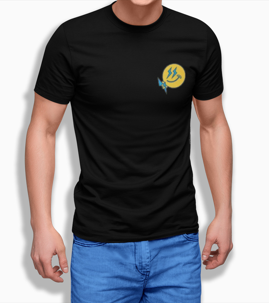 Ateez Thunder Lightning Bolt Smile T-Shirt