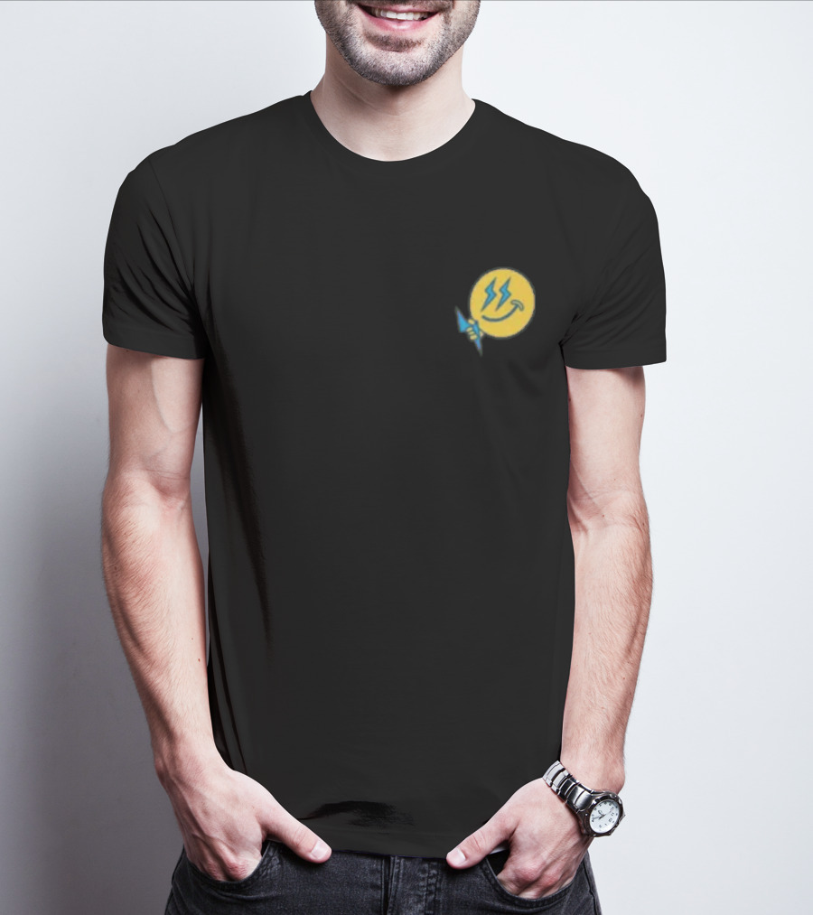 Ateez Thunder Lightning Bolt Smile T-Shirt